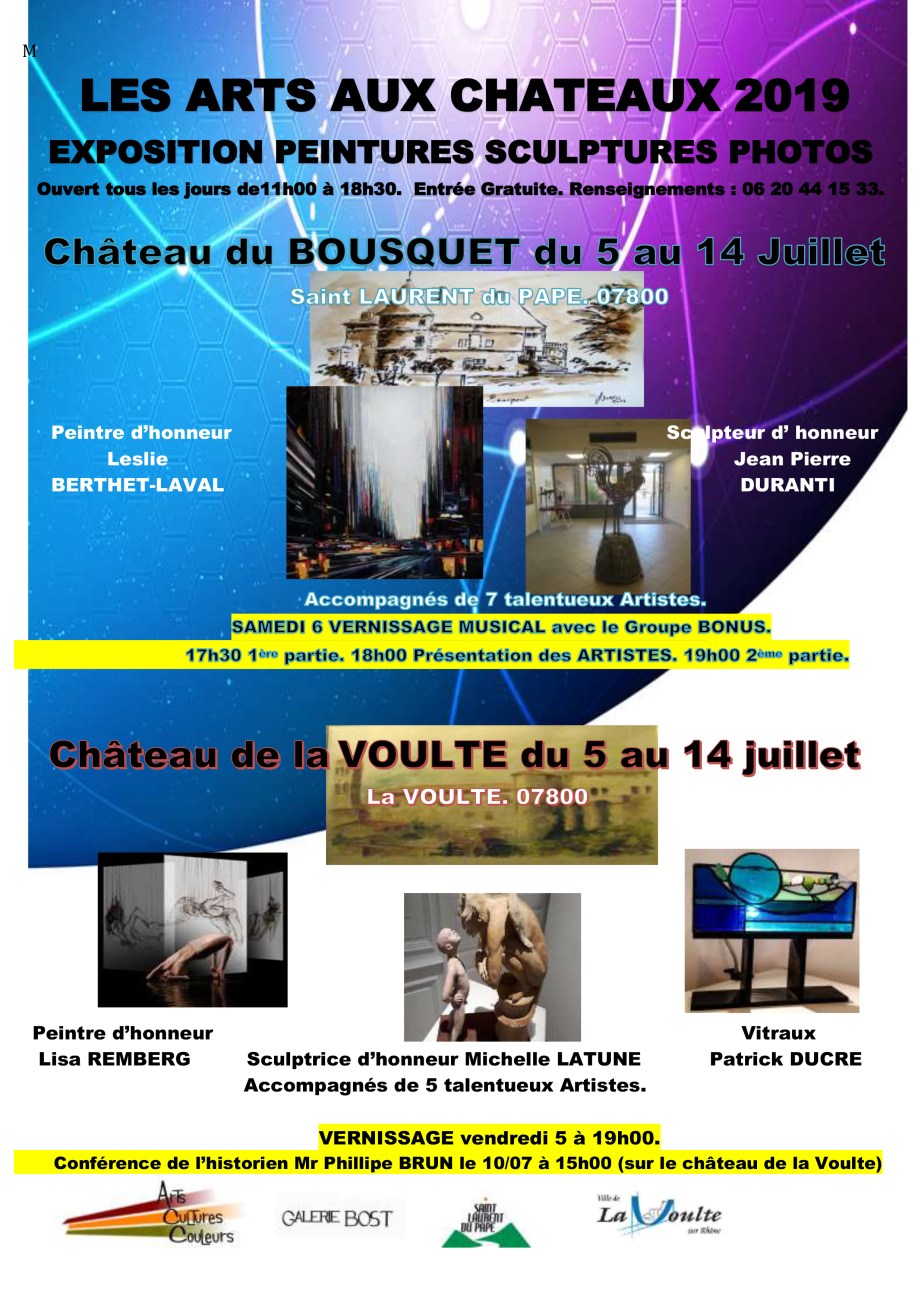 affiche n2 LES ARTS AUX CHATEAUX 2019-1